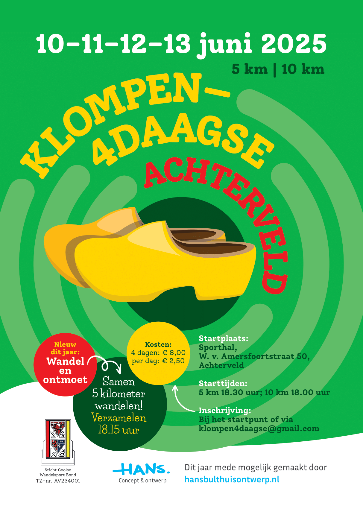 Klompen 4 daagse flyer